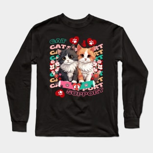 Cat Spirit Support Long Sleeve T-Shirt